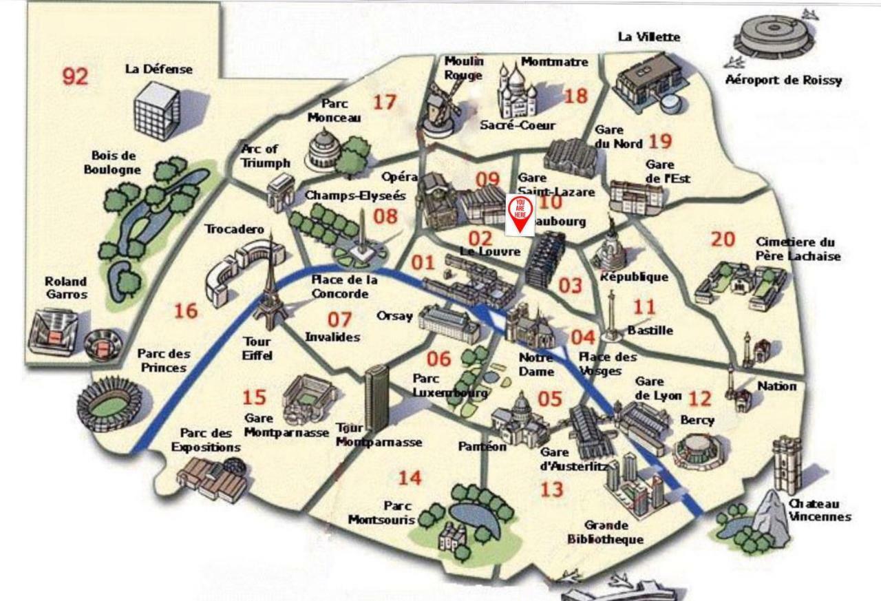 50M2 Rue Rambuteau/Pompidou/Marais/Hotel De Ville Παρίσι Εξωτερικό φωτογραφία
